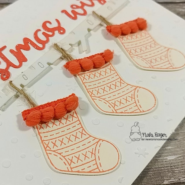 Newton's Nook Designs Holiday Stockings Set - Naki Rager