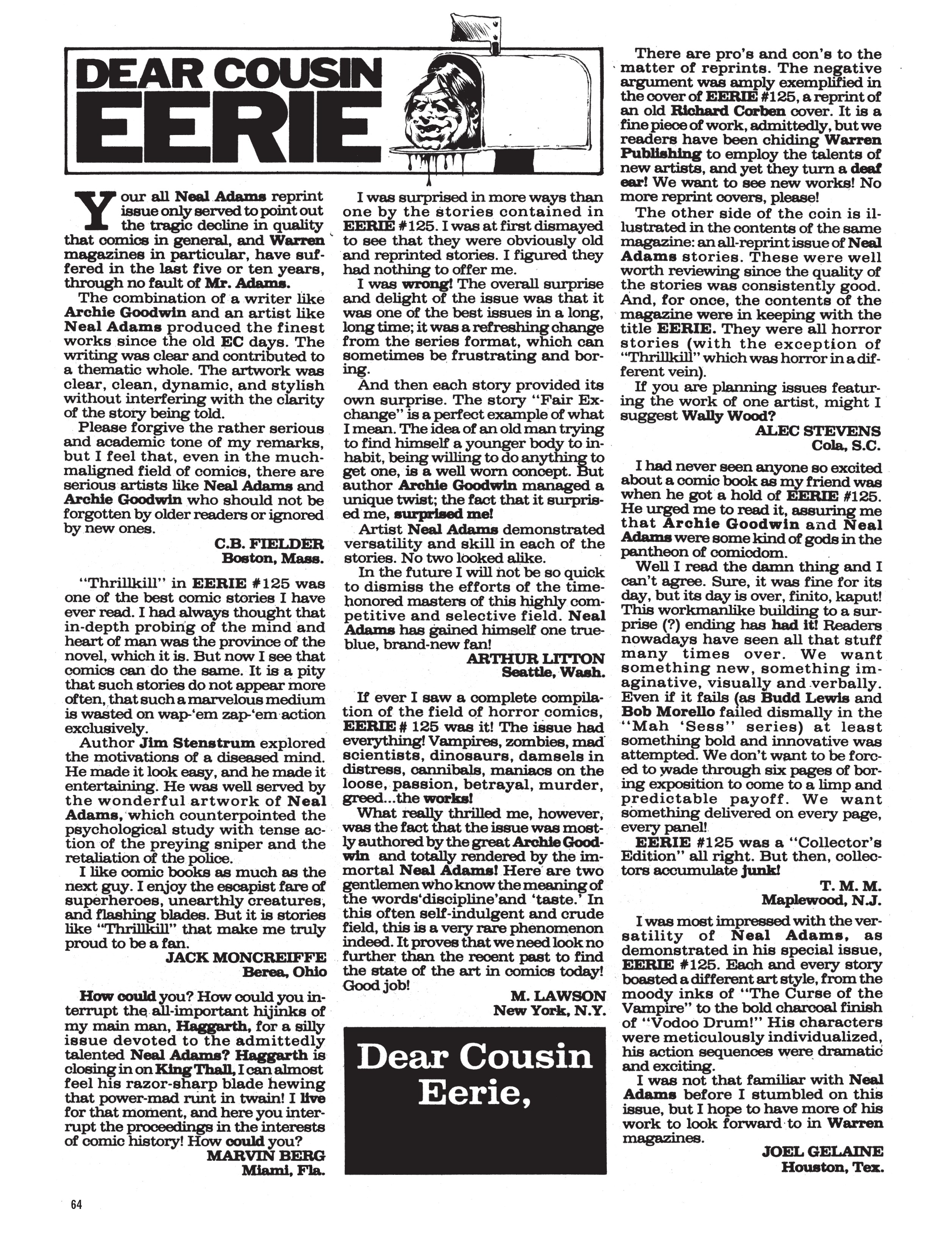 Read online Eerie Archives comic -  Issue # TPB 26 (Part 1) - 66