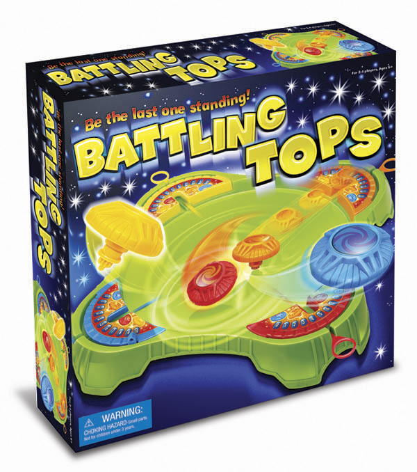 Play things game. "Battling Tops".