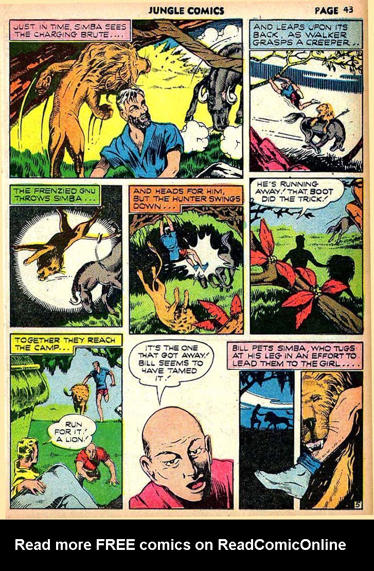Read online Jungle Comics comic -  Issue #22 - 45