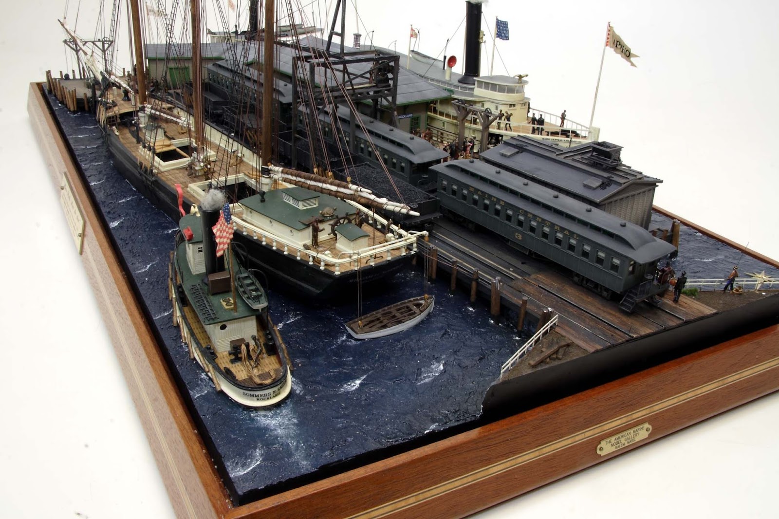 USMRR Aquia Line and other Model Railroad Adventures Maine Harbor Dioramas