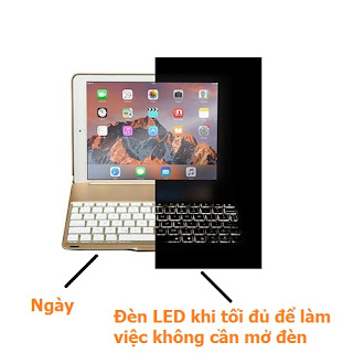 Bàn phím iPad Pro 10.5 Bluetooth Keyboard kiêm ốp lưng F105 tích hợp đ - 2