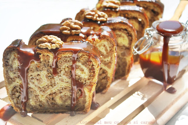 Cozonacul meu cu nuca si caramel