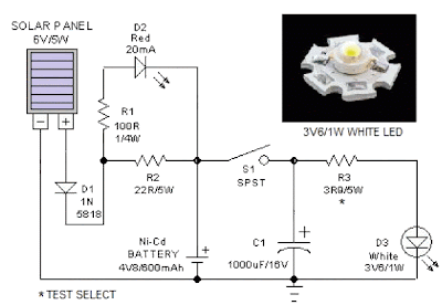 Circuit Project: Portable Solar Lantern 