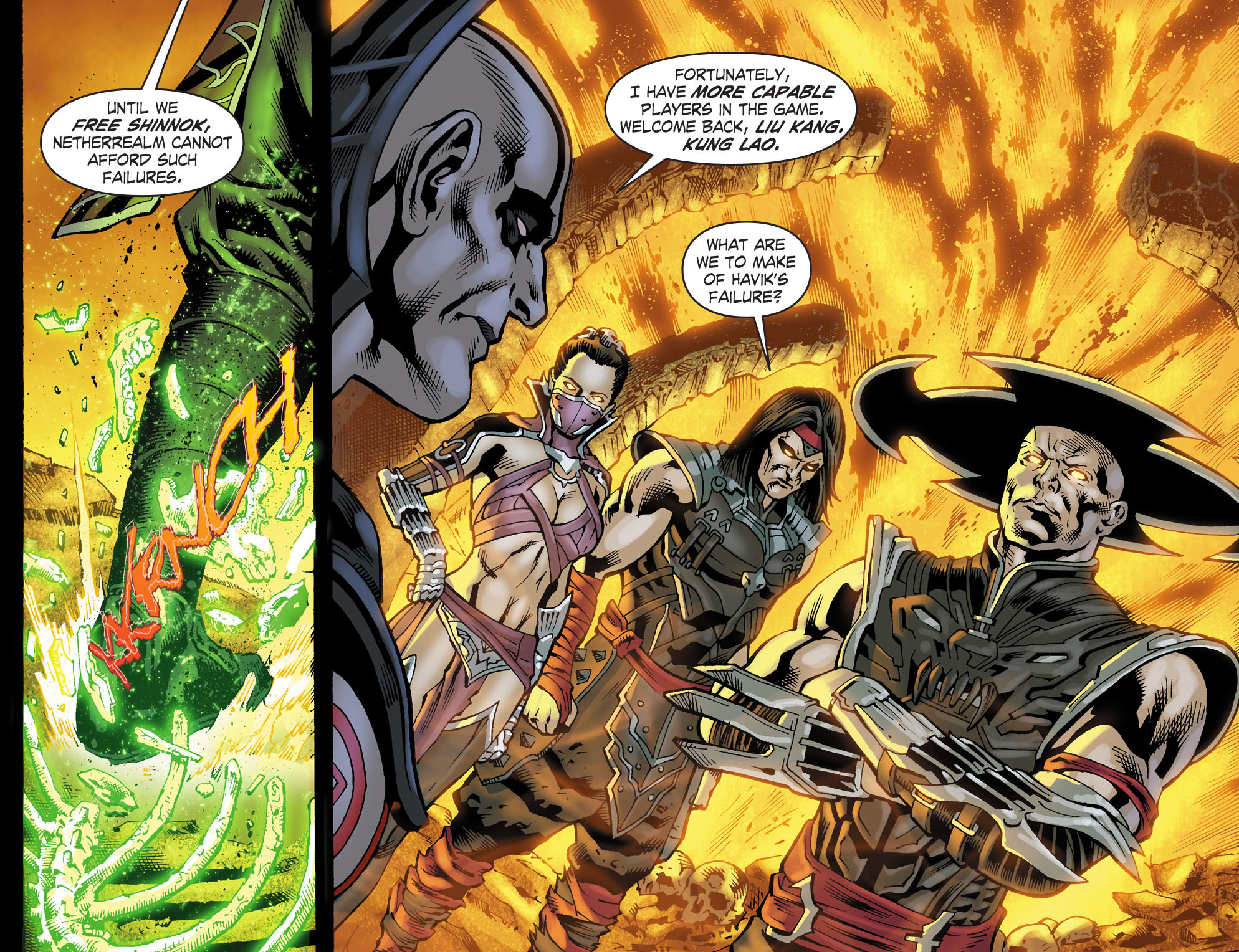 Read online Mortal Kombat X [I] comic -  Issue #34 - 18