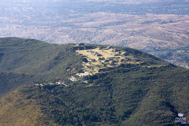 vista aerea de monte alban