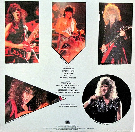 The Vintage Machine Ratt Invasion Of Your Privacy (1985)