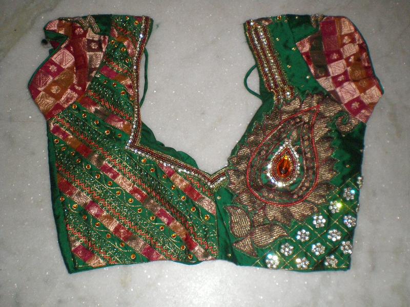 Indian Patch Work Saree Blouse Designs 2015 ~ Fashionip