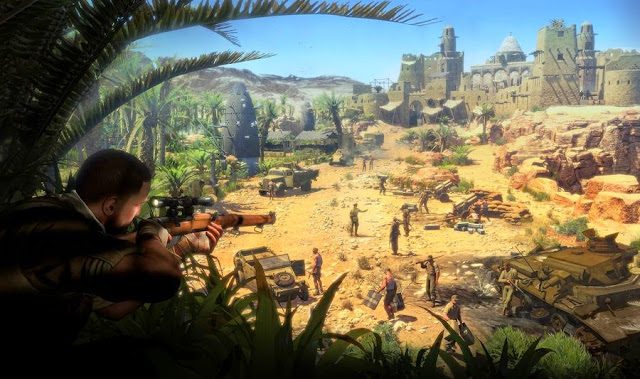 Screen Shot Of Sniper Elite 3 (2014) Full PC Game Free Download At worldfree4u.com