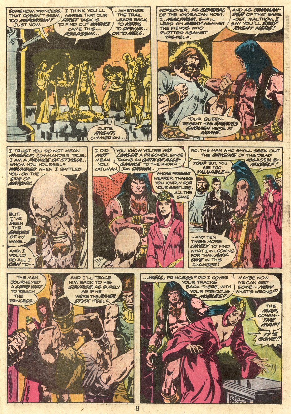 Read online Conan the Barbarian (1970) comic -  Issue # Annual 3 - 7