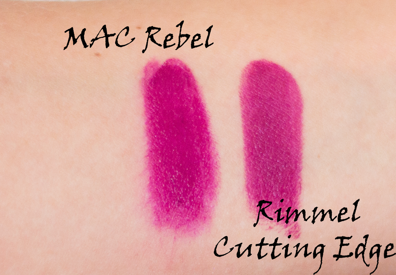 mac rebel dupe drugstore affordable lipstick swatches