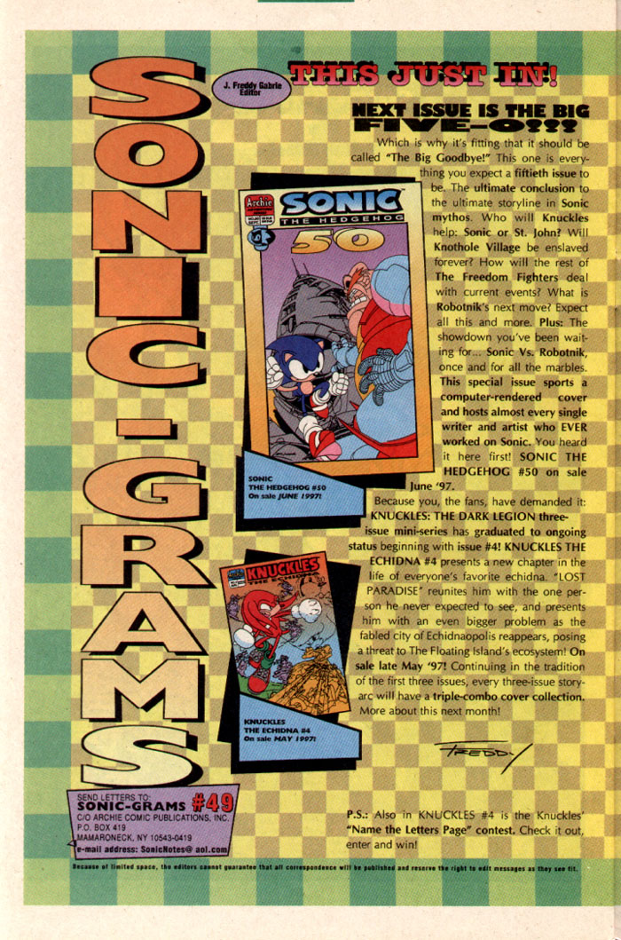 Sonic The Hedgehog (1993) 49 Page 27