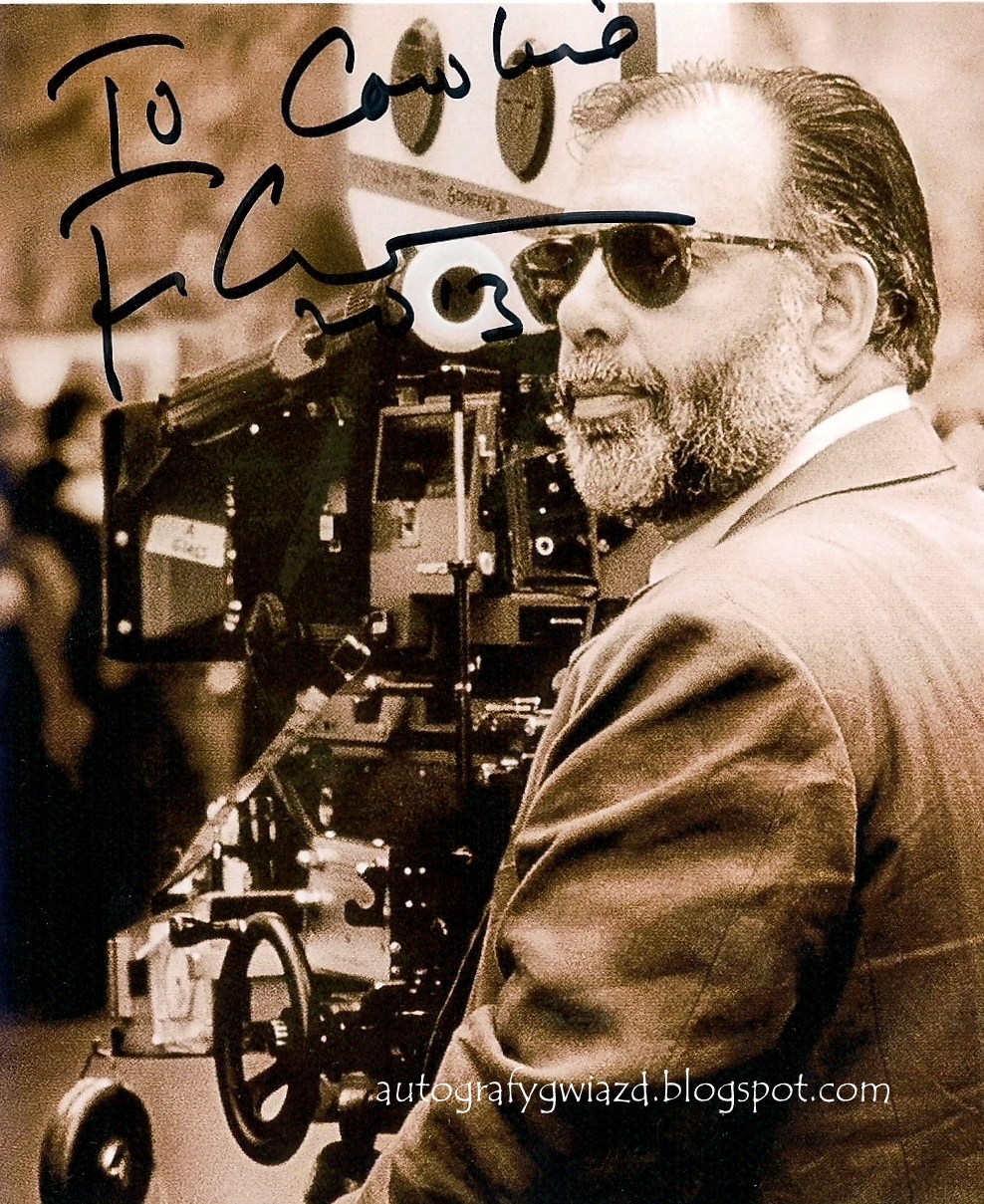 Autografy gwiazd Francis Ford Coppola.