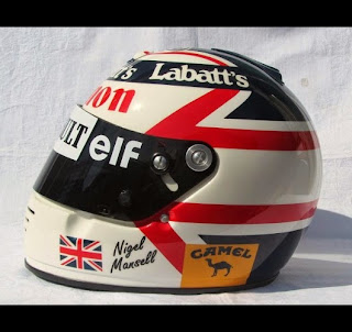 Il casco di Nigel Mansell