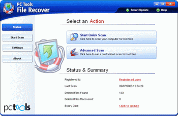 pc tools file recover v7.5.0.15 keygen
