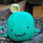 patron gratis manzana amigurumi