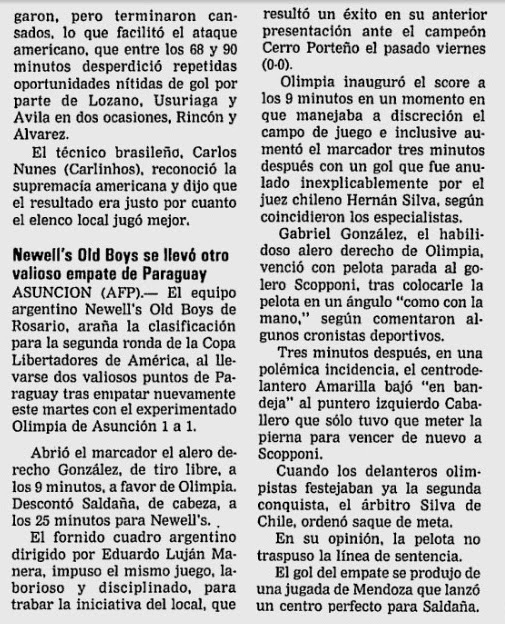 Historia del mas Popular Copa Libertadores 1993.