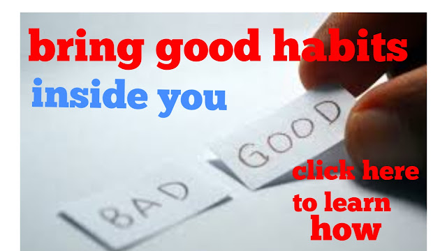 Image describing to learn good habits