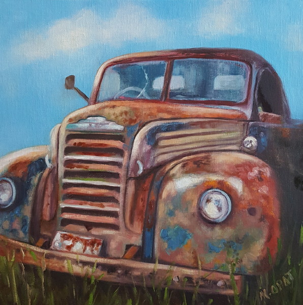 Still Life Artists International "Rust Bucket" Contemporary Still Life