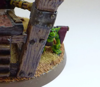 Painting update on Goblin Doom Diver for Orcs & Goblins, Warhammer Fantasy Battle.