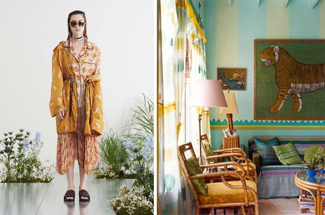 On Fleek: London & Milan fashions take cue from home decor - Markus Lupfer You found these photos on www.BoHoHome.com @bohosusan. Photographers and sources, where available are listed in the captions.
