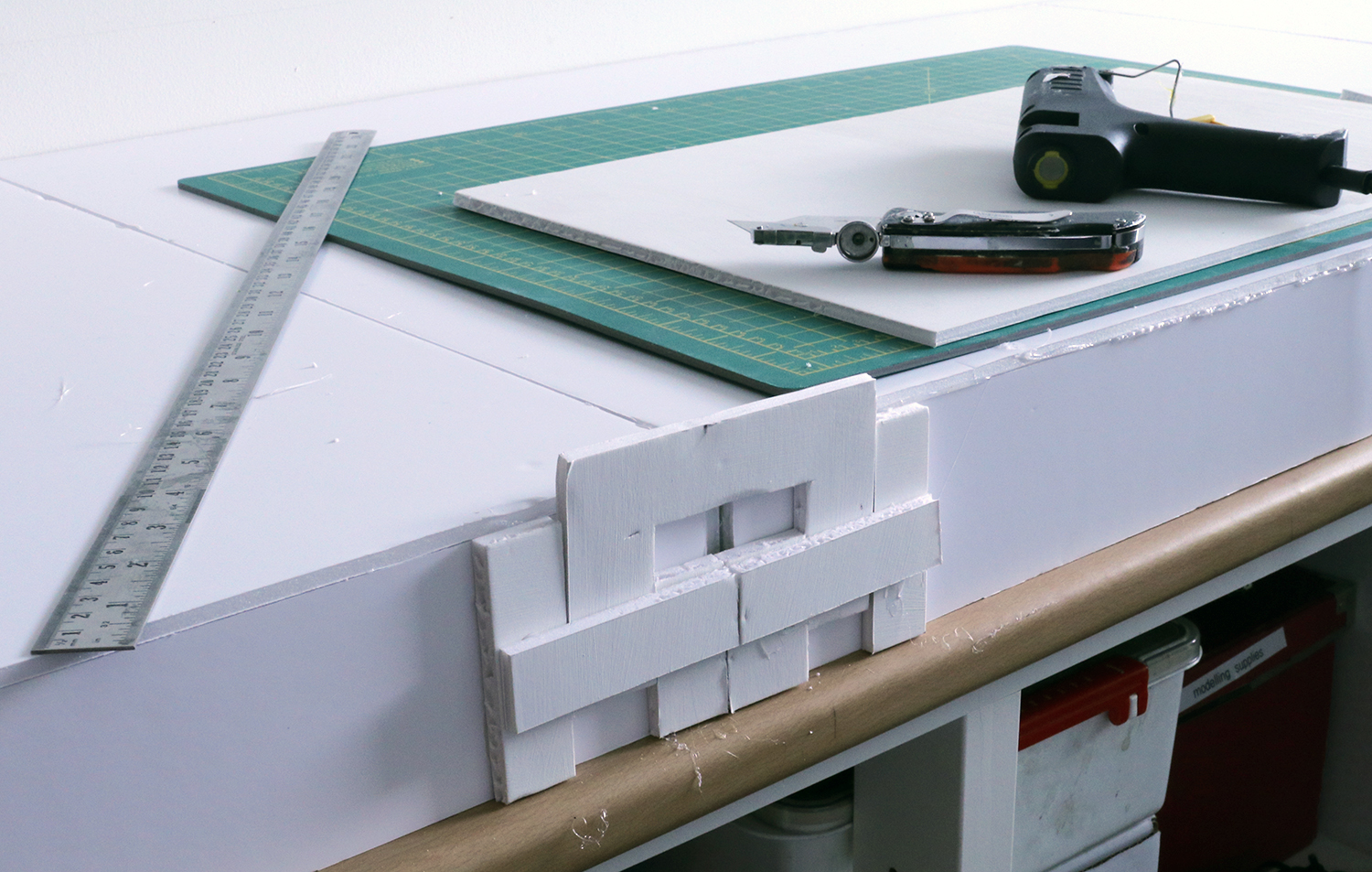 Gentle Model Railroads Joining the Foam Core together