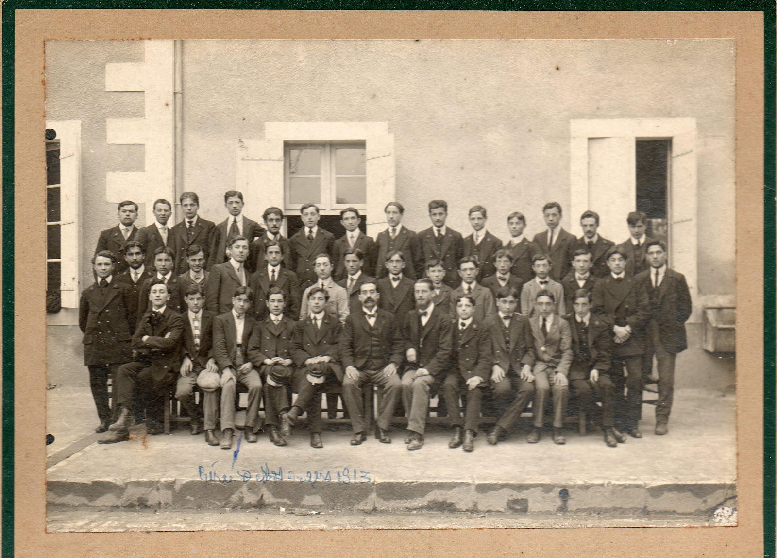 Souvenirs d'école Photographie de classe 1913