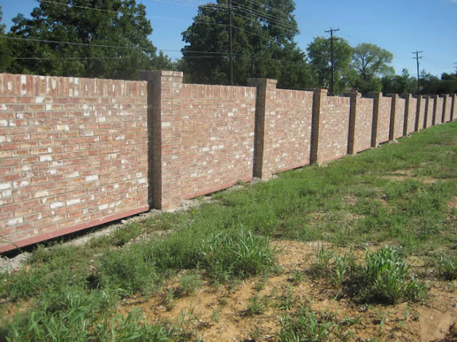 Brick Fence Designs