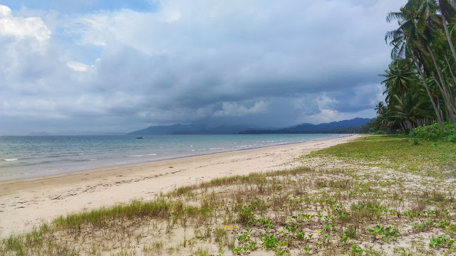 Isolated beach