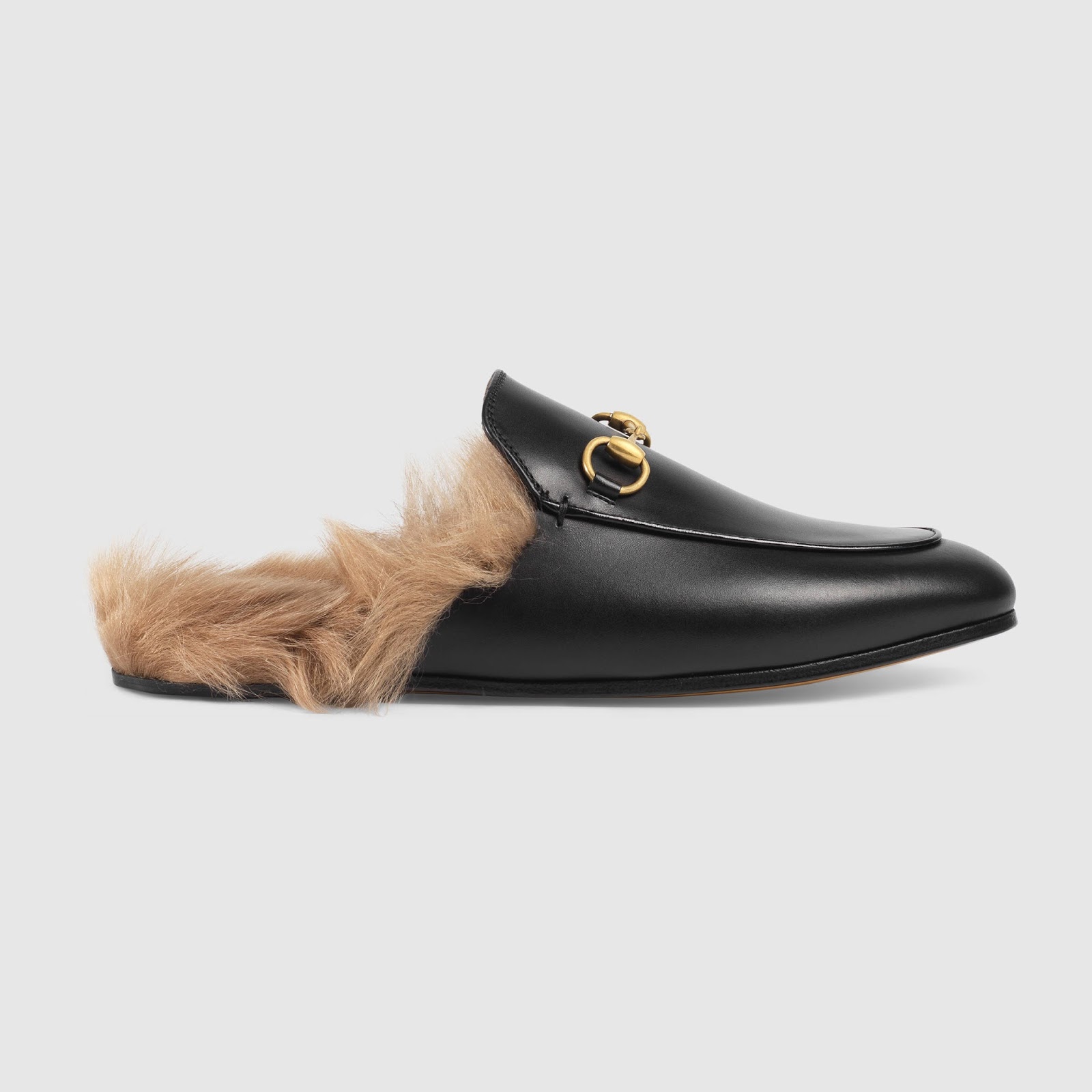 hairy gucci shoes