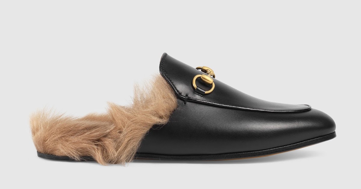 gucci hairy shoes