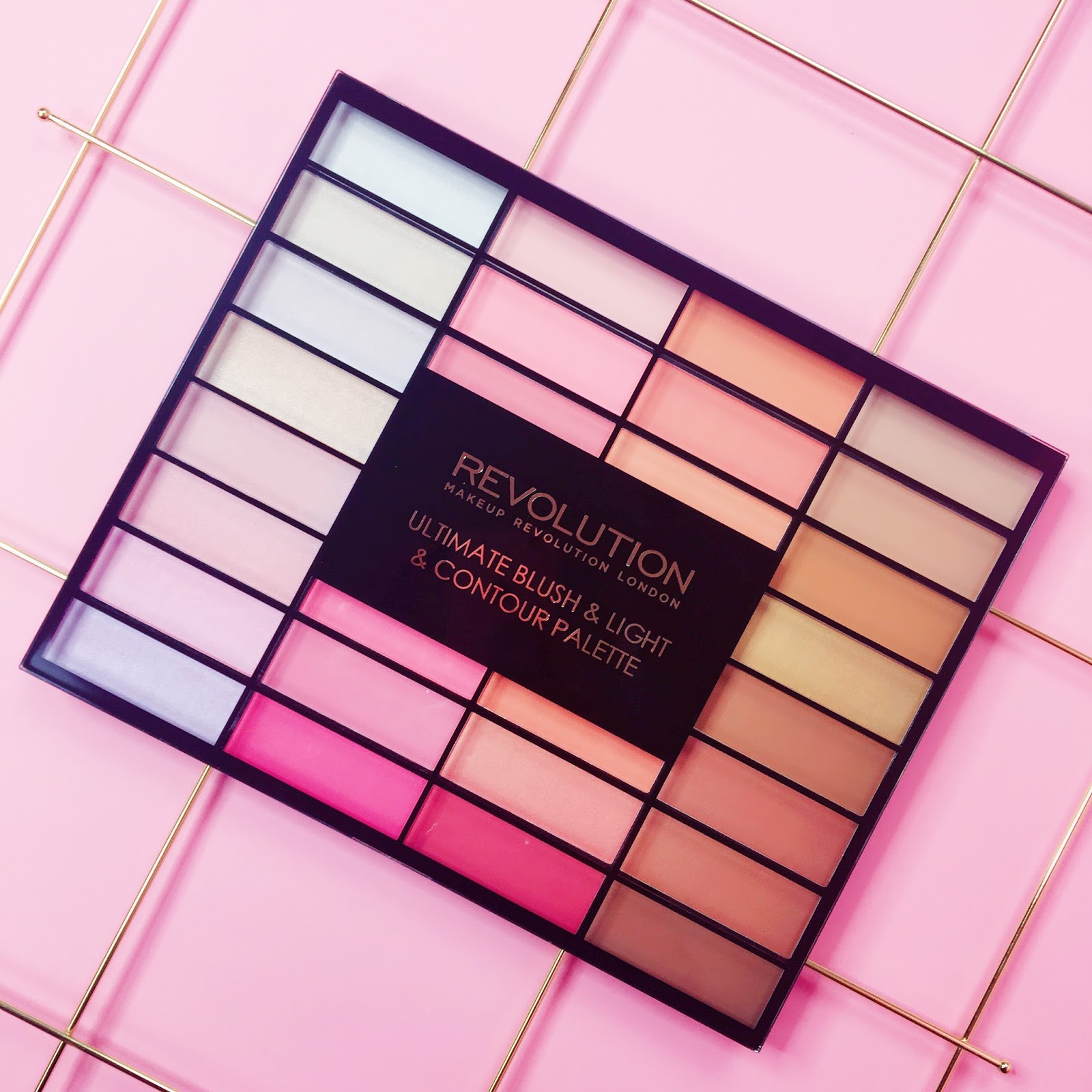 Makeup Revolution UK Ultimate Blush & Light & Contour Palette 🌈