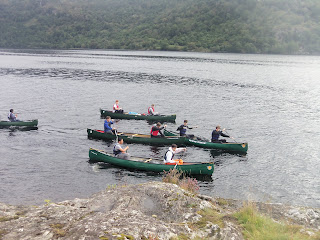 canoes at Inveruglas