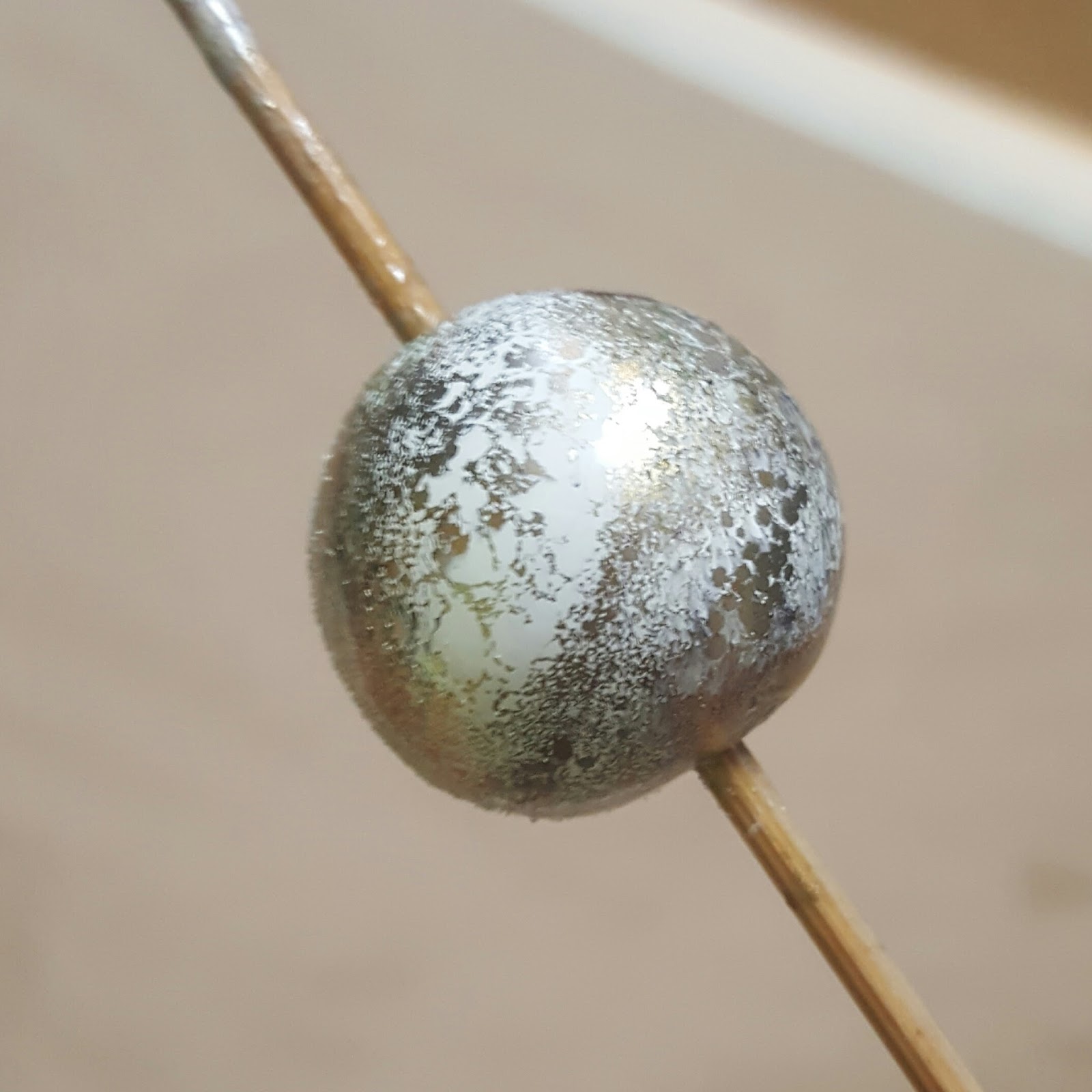 Artybecca Embossing Powders on Polymer Clay