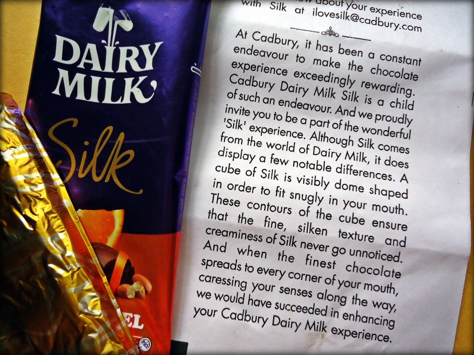 Cadbury Dairy Milk Silk Orange Peel