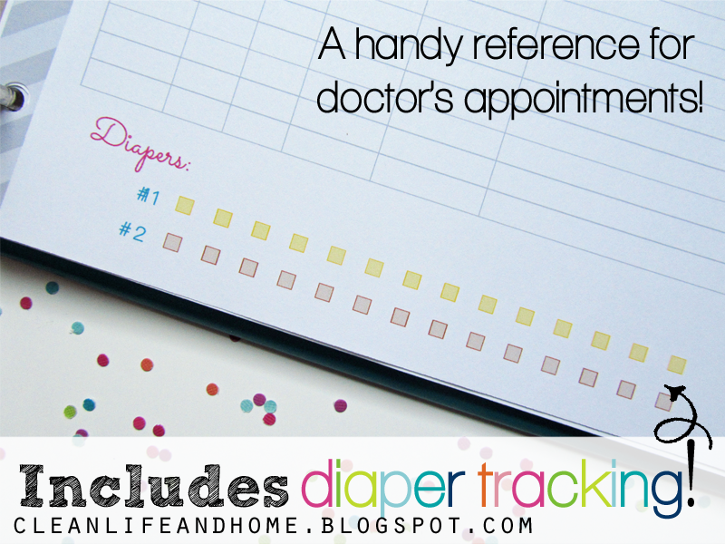 Clean Life and Home Freebie Friday Printable Breastfeeding Log