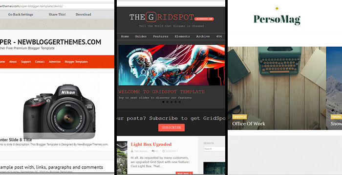 Best Premium and Free Blogger Templates 2017 Best Premium and Free Blogger Templates 2017
