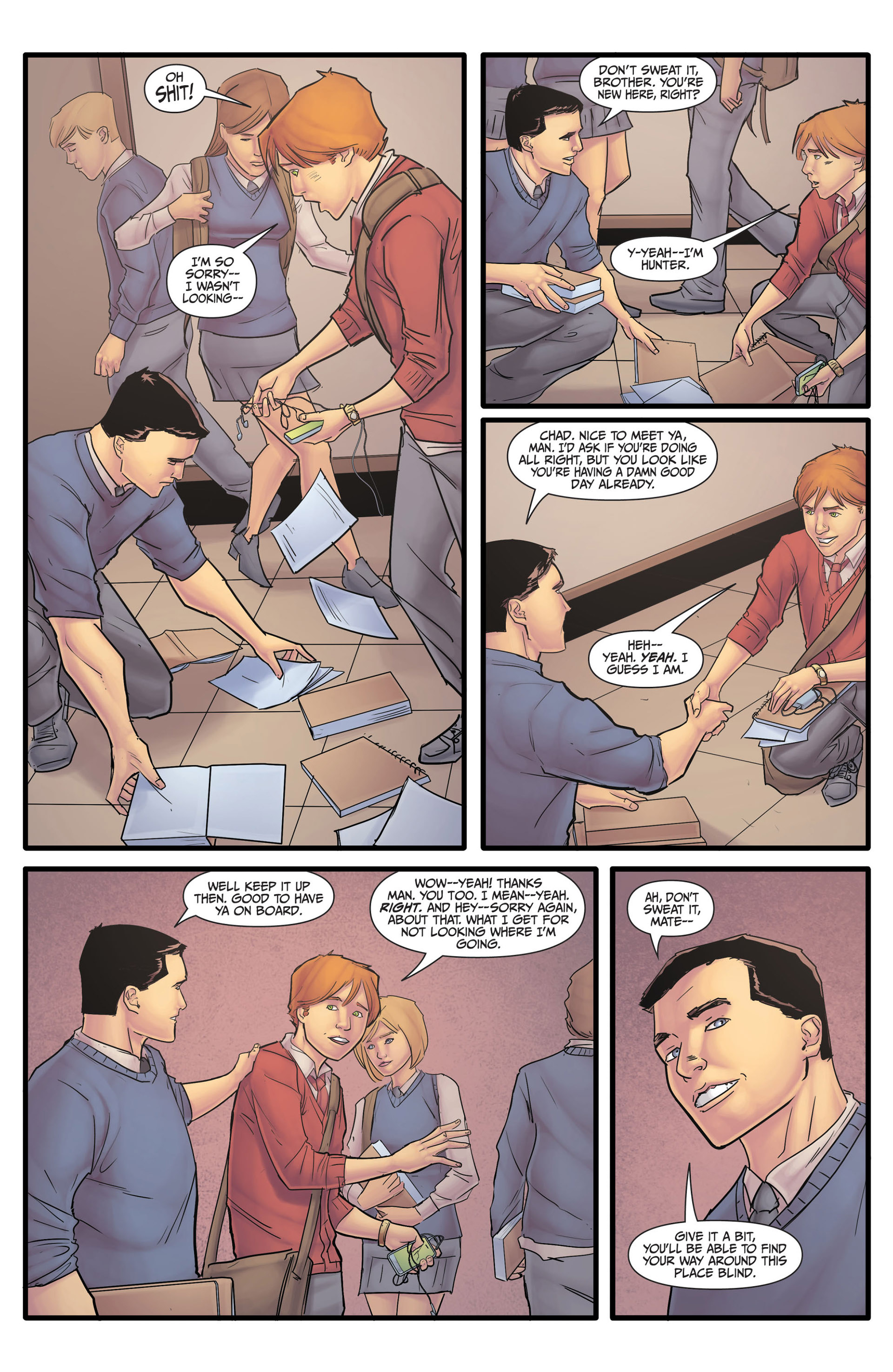 Read online Morning Glories comic -  Issue #8 - 12
