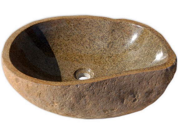Natural River Stone Vessel Sink picture