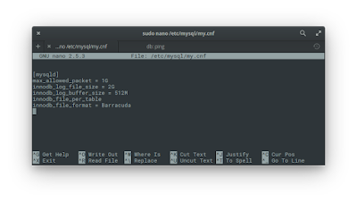 setting di my.cfg / my.ini setting di my.cfg / my.ini