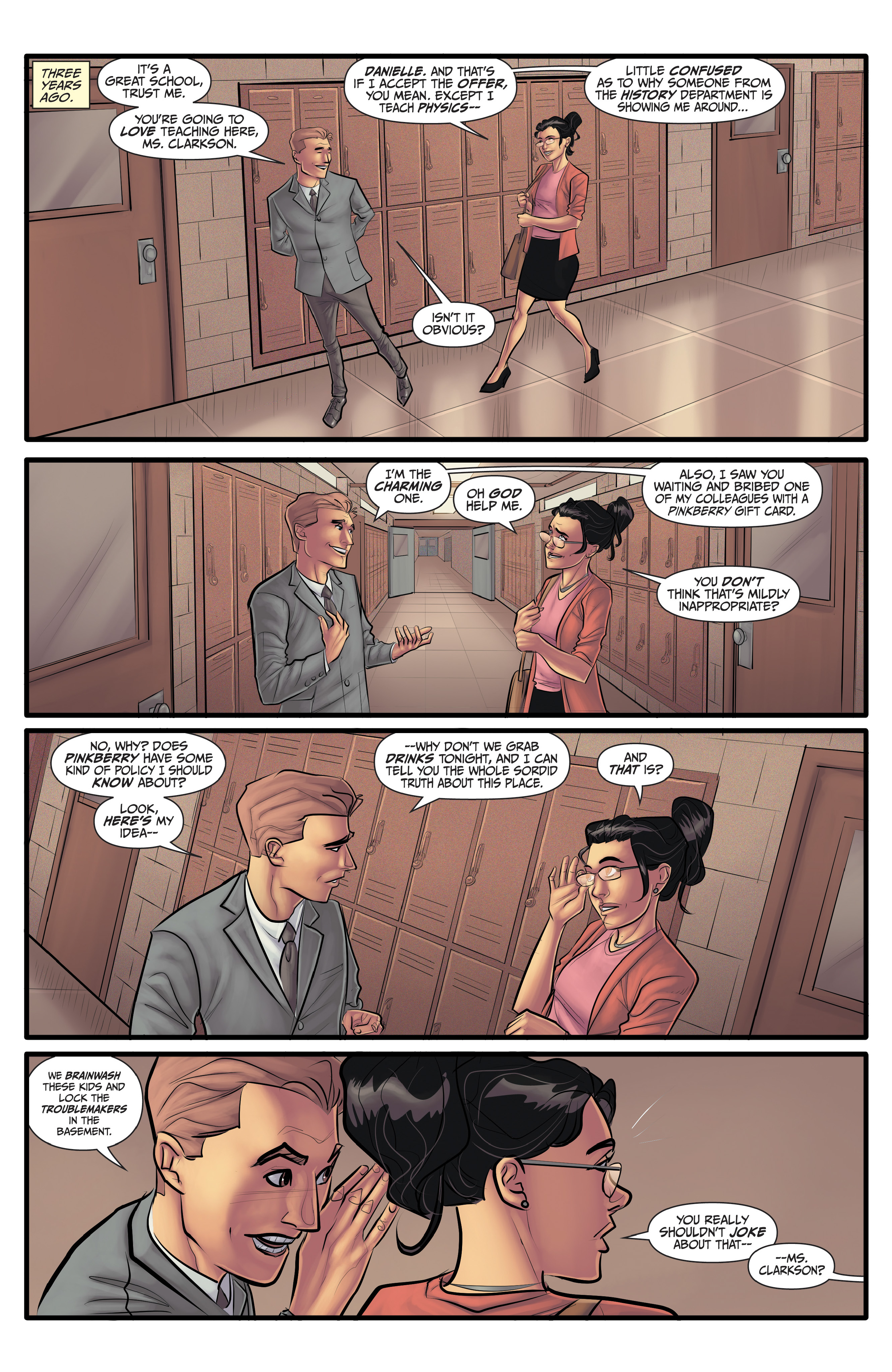 Read online Morning Glories comic -  Issue #48 - 3