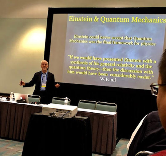 Nobel laureate David Gross offers great discussion about Einstein at APS March 2018 