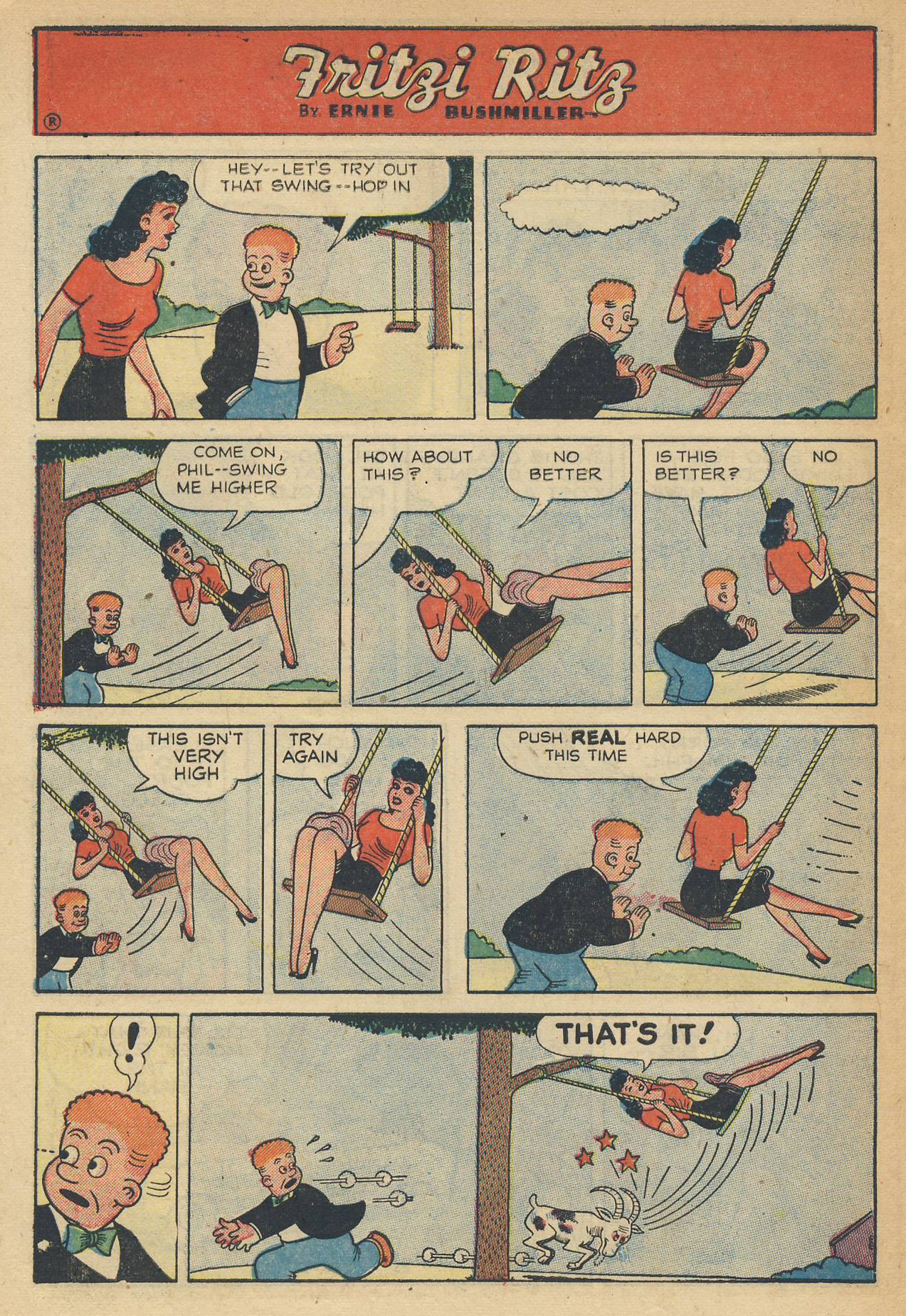 Read online Fritzi Ritz (1953) comic -  Issue #36 - 30