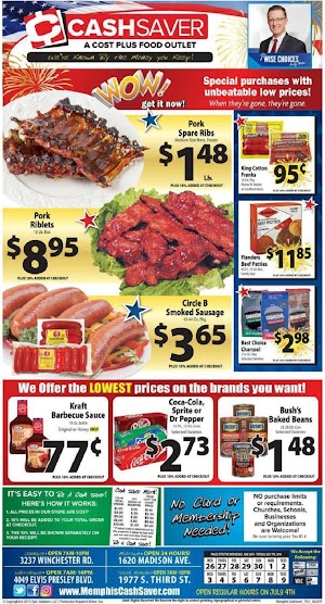 Cash Saver Ad and Deals July 3 - July 9, 2019