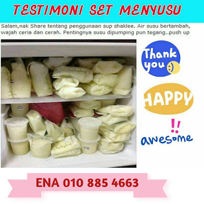 Air susu badan ibu bertambah dengan Set Penyusuan Shaklee