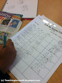 adding decimals, subtracting, multiplying, 5th grade, teaching in room 6, blog, education
