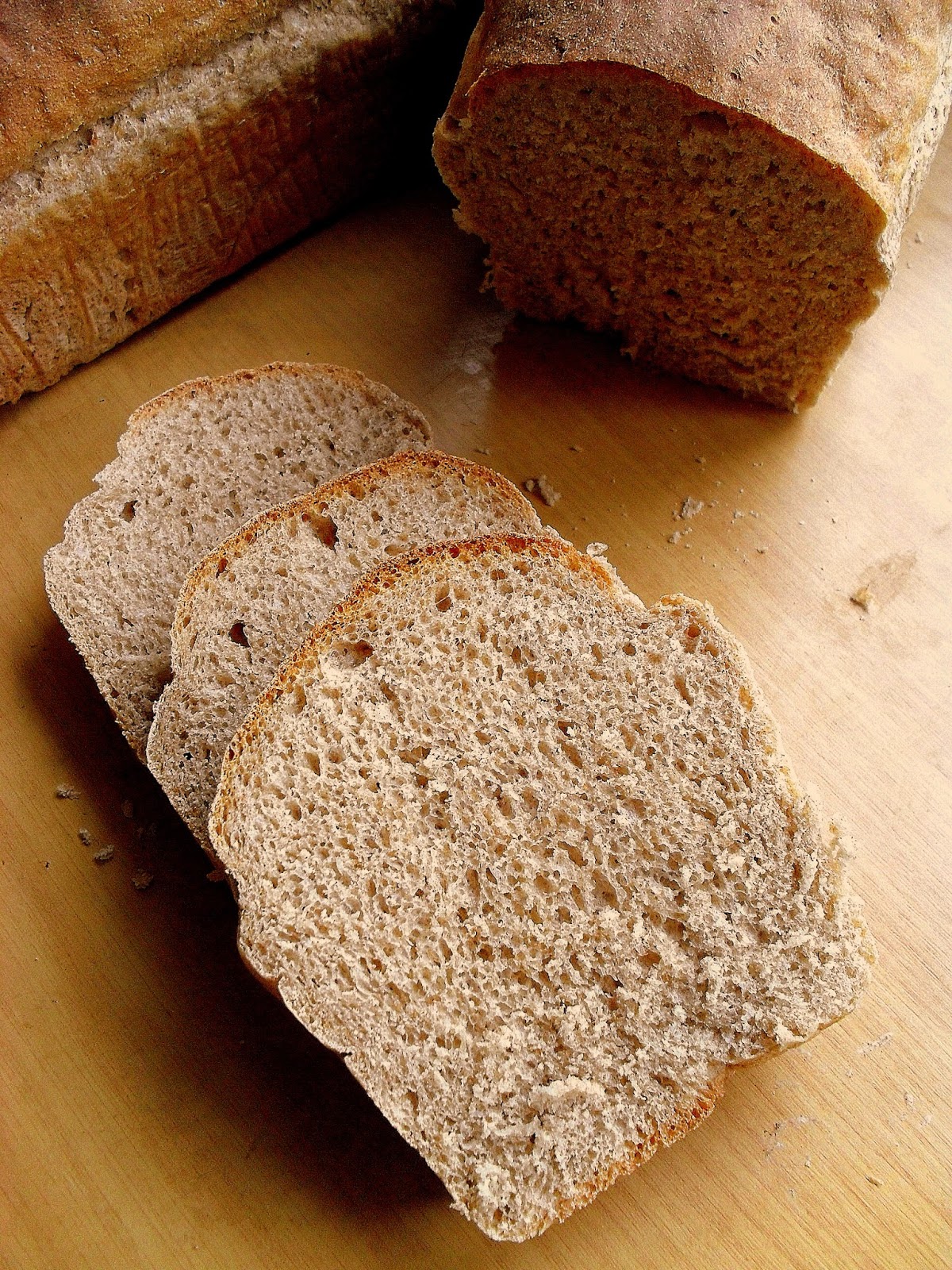 Chleb półrazowy / Half Whole Wheat Bread Lekcje w kuchni
