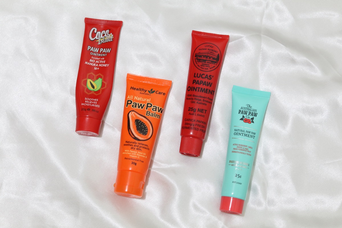 【保養】4款澳洲PAW PAW木瓜霜潤唇膏比較 Katerina