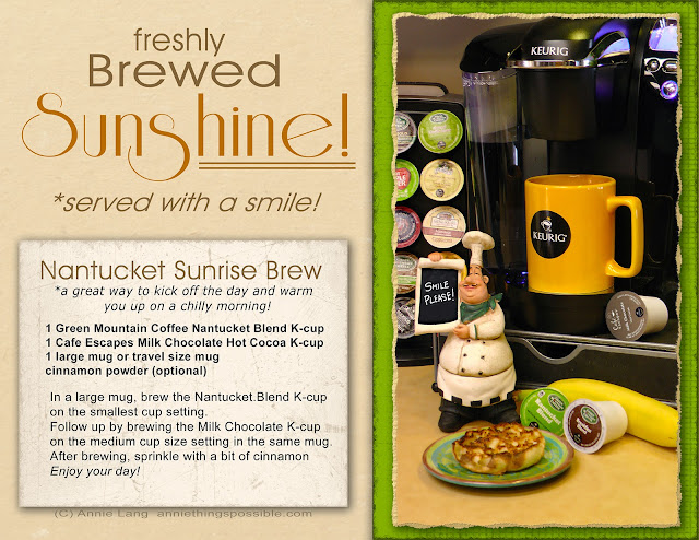 Brew up a cup of Annie Lang's Nantucket Sunrise coffee by following this simple recipe!