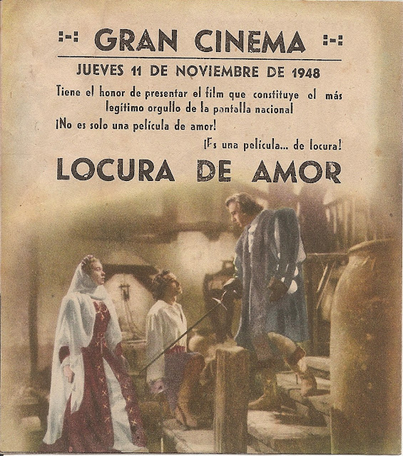 Programa de Cine - Locura de Amor (Doble) - Aurora Bautista - Fernando Rey - Sara Montiel